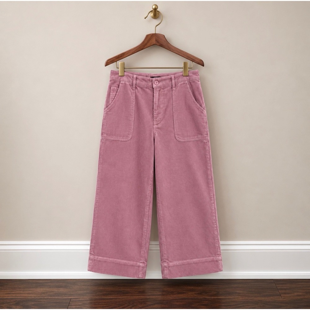 a.n.a Corduroy Wide-Leg Pants Rose Pose Pink 16 844-2139 0091